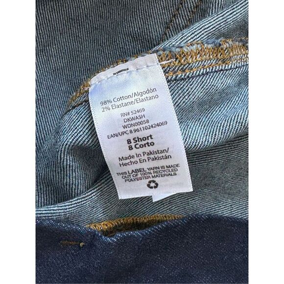 NWT Free Assembly dark denim Slim Flare jeans - 8 - Picture 9 of 9